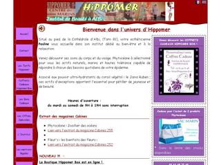 Aperçu visuel du site http://hippomer.fr.cr