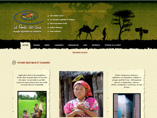 Aperçu visuel du site http://www.laroutedessens.org