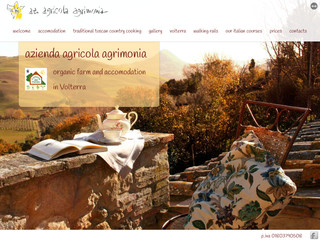 Aperçu visuel du site http://www.agrimonia.it