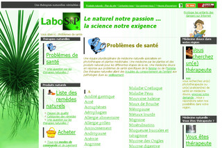Aperçu visuel du site http://www.labosp.com