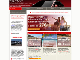 Aperçu visuel du site http://www.toutloc.com/