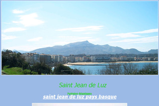 Aperçu visuel du site http://saint.jean.de.luz.64.free.fr/