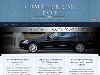Aperçu visuel du site http://www.chauffeur-car-paris.fr