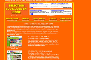 Guide shopping et boutique en ligne sur Achat-en-ligne.refbax.com Guide shopping et boutique en ligne sur Achat-en-ligne.refbax.com