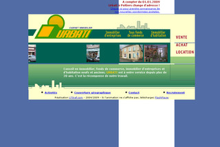 Aperçu visuel du site http://www.urbati.com