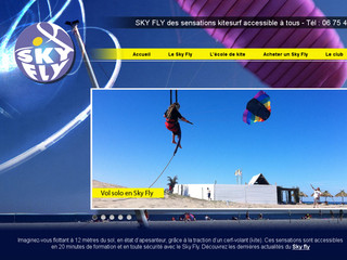 Aperçu visuel du site http://www.sky-fly.com