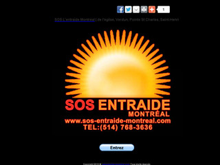 Aperçu visuel du site http://sos-entraide-montreal.com