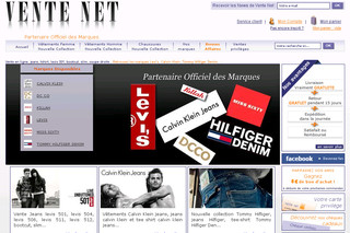 Aperçu visuel du site http://www.vente-net.fr