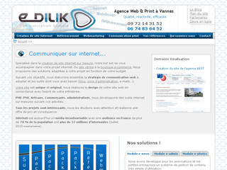 Aperçu visuel du site http://www.e-dilik.com