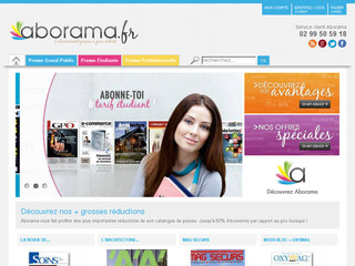 Aperçu visuel du site http://www.aborama.fr