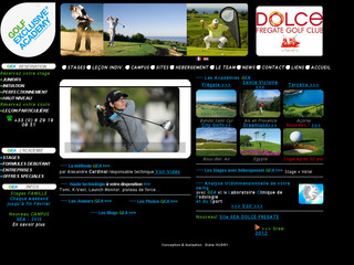 Aperçu visuel du site http://www.golfexclusiveacademy.com