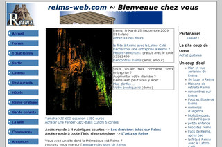 Aperçu visuel du site http://www.reims-web.com