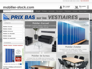 Aperçu visuel du site http://www.mobilier-stock.com