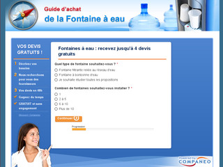 Aperçu visuel du site http://www.fontaine-a-eau.fr
