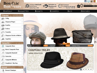 Aperçu visuel du site http://www.bon-clic-bon-genre.fr