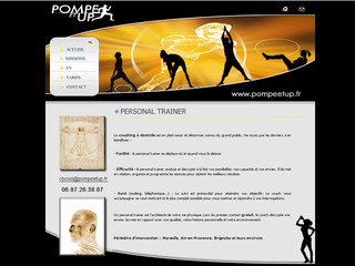 Aperçu visuel du site http://www.pompeetup.fr