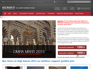 Aperçu visuel du site http://www.albayt.fr