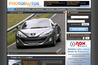 Aperçu visuel du site http://www.photo-auto.fr