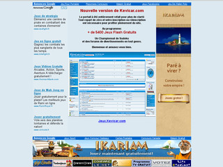 Aperçu visuel du site http://www.kevicar.com