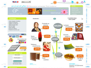 Aperçu visuel du site http://www.asiastyle-discount.fr