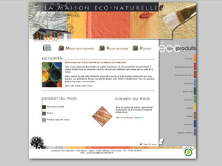 Aperçu visuel du site http://www.maison-eco-naturelle.com/
