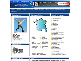 Aperçu visuel du site http://www.cabinet-recrutement.org