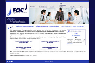 Foc - Rapprochement, cession et acquisition d'entreprise sur Rapprochement.fr
