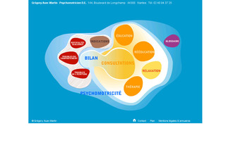 Aperçu visuel du site http://www.psychomotricite-nantes.com