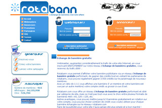 Aperçu visuel du site http://www.rotabann.com