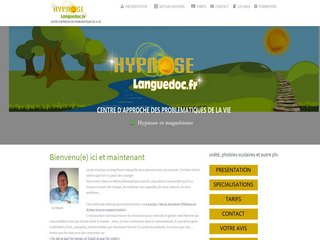 Aperçu visuel du site http://hypnose-languedoc.fr/