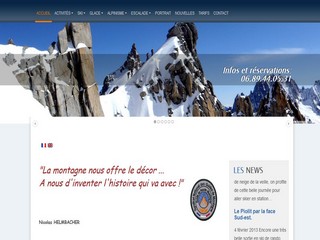 Aperçu visuel du site http://guide-et-montagne.com/