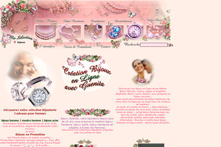 Aperçu visuel du site http://www.bijoux-guenita.com