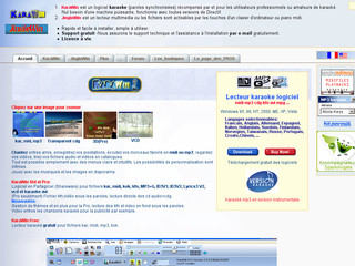 Aperçu visuel du site http://www.karawin.fr