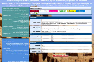 Aperçu visuel du site http://www.billets-avions-maroc.com