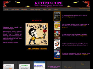 Aperçu visuel du site http://www.rutenescope.fr
