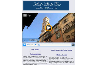 Aperçu visuel du site http://www.villa-la-tour.com