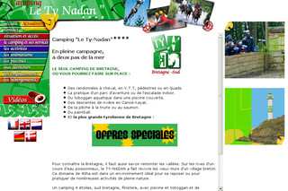 Aperçu visuel du site http://www.camping-ty-nadan.fr/