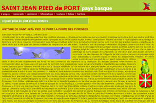 Aperçu visuel du site http://stjeanpiedport.guide.free.fr/