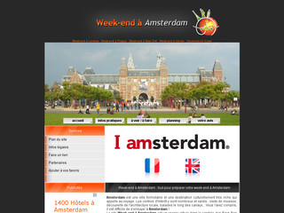Aperçu visuel du site http://www.amsterdam.weekenda.fr