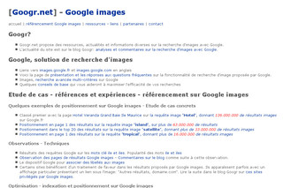 Aperçu visuel du site http://googr.net