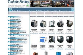 Aperçu visuel du site http://www.chaudiere-technic-fluides.com/