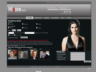 Aperçu visuel du site http://www.kissia.com