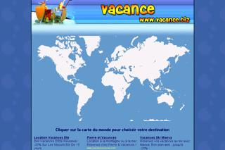 Aperçu visuel du site http://www.vacance.biz