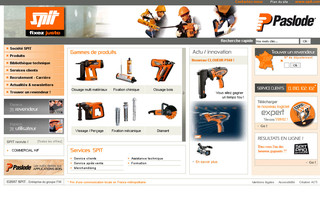 Aperçu visuel du site http://www.spit.fr
