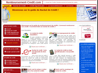 Remboursement-Credit.com : Guide du Rachat de Credits