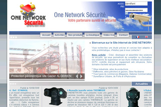 One Network Sécurité - Vidéo surveillance - Vente de caméra et enregistreur - Onenetwork.fr