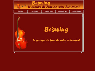 Aperçu visuel du site http://www.beswing.fr