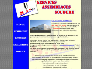 Aperçu visuel du site http://www.sasoud.fr