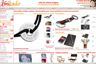 Aperçu visuel du site http://www.amikado.com