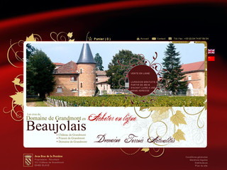 Aperçu visuel du site http://www.vin-beaujolais.com